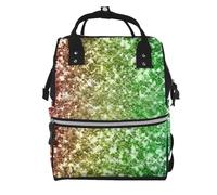 Hnnkloy Brillo de arcoíris.Mochila de maternidad de gran capacidad, bolso cambiador, mochila de viaje para actividades al aire libre.