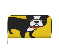 Hnnkloy Bulldog francés,Carteras de Cuero PU de Gran Capacidad para Hombres y Mujeres.