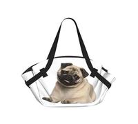 Hnnkloy Cachorro de Pug de 9 Meses,Esterilla de Camping portátil, Manta de Picnic Plegable Multifuncional Que también Sirve como Bolsa de Camping para Viajes.
