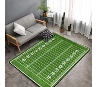 Hnnkloy Campo de fútbol, Alfombra Grande Antideslizante para Sala de Estar o Dormitorio, 150 x 100 cm.