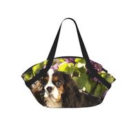 Hnnkloy Cavalier King Charles Spaniel,Esterilla de Camping portátil, Manta de Picnic Plegable Multifuncional Que también Sirve como Bolsa de Camping para Viajes.