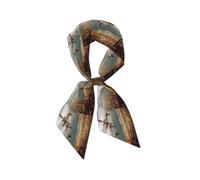 Hnnkloy Caza de patos salvajes en vuelo, Bufanda de seda sintética para mujer, bufandas de moda para el cuello, diadema versátil