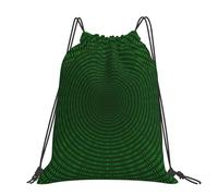 Hnnkloy Código circular binario del programador,Mochila con cordón unisex, bolsa deportiva para gimnasio, mochila informal para el día a día.