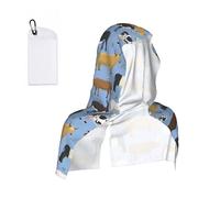 Hnnkloy Conjunto de toros y Vacas, Animales de Granja, Ganado, mamíferos, Toalla con Capucha Cool Sensation, Toallas heladas para el Sudor, Ideales para Deportes, Gimnasio, Camping y Correr.