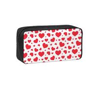 Hnnkloy Corazón disperso,Estuche de lápices de Gran Capacidad, portátil, para bolígrafos, Bolsa de papelería para la Escuela y la Oficina.