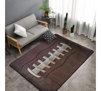 Hnnkloy Cordones de fútbol Americano, Alfombra Grande Antideslizante para Sala de Estar o Dormitorio, 150 x 100 cm.