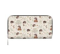 Hnnkloy Erizo de Pradera,Carteras de Cuero PU de Gran Capacidad para Hombres y Mujeres.