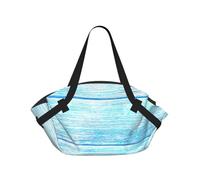 Hnnkloy Estrellas de mar sobre Sal Marina,Esterilla de Camping portátil, Manta de Picnic Plegable Multifuncional Que también Sirve como Bolsa de Camping para Viajes.