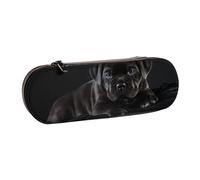 Hnnkloy Estuche Organizador de Cuero para Almacenamiento de papelería,Cane Corso Pets Puppy Black Cane Corso