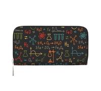 Hnnkloy Experimento de ecuación química educativa,Carteras de Cuero PU de Gran Capacidad para Hombres y Mujeres.