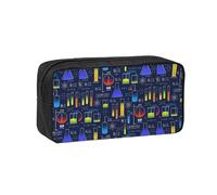 Hnnkloy Experimento de química,Estuche de lápices de Gran Capacidad, portátil, para bolígrafos, Bolsa de papelería para la Escuela y la Oficina.