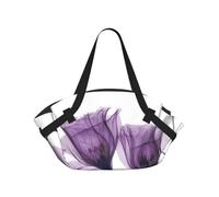 Hnnkloy Flores de Esperanza de Color púrpura Lavanda,Esterilla de Camping portátil, Manta de Picnic Plegable Multifuncional Que también Sirve como Bolsa de Camping para Viajes.
