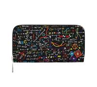 Hnnkloy Fórmula matemática,Carteras de Cuero PU de Gran Capacidad para Hombres y Mujeres.