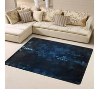 Hnnkloy Fórmulas Brillantes de física matemática y química, Alfombra Grande Antideslizante para Sala de Estar o Dormitorio, 160 x 120 cm.
