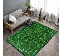 Hnnkloy Fórmulas de Ecuaciones matemáticas, Alfombra Grande Antideslizante para Sala de Estar o Dormitorio, 150 x 100 cm.