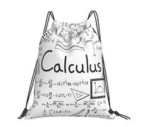Hnnkloy Geometría matemática, cálculo para geeks,Mochila con cordón unisex, bolsa deportiva para gimnasio, mochila informal para el día a día.