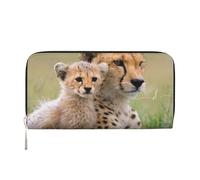 Hnnkloy Guepardo, Animal Salvaje,Carteras de Cuero PU de Gran Capacidad para Hombres y Mujeres.