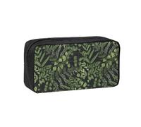 Hnnkloy Hojas botánicas,Estuche de lápices de Gran Capacidad, portátil, para bolígrafos, Bolsa de papelería para la Escuela y la Oficina.