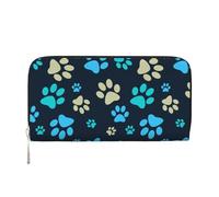 Hnnkloy Huella de Perro,Carteras de Cuero PU de Gran Capacidad para Hombres y Mujeres.