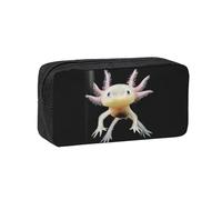 Hnnkloy Impresión de ajolote,Estuche de lápices de Gran Capacidad, portátil, para bolígrafos, Bolsa de papelería para la Escuela y la Oficina.