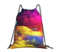 Hnnkloy Impresión de arte en acuarela con hermosa tinta.,Mochila con cordón unisex, bolsa deportiva para gimnasio, mochila informal para el día a día.