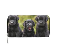 Hnnkloy Impresión de Perro Labrador Retriever,Carteras de Cuero PU de Gran Capacidad para Hombres y Mujeres.