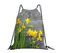 Hnnkloy Impresión de un ramo de narcisos,Mochila con cordón unisex, bolsa deportiva para gimnasio, mochila informal para el día a día.