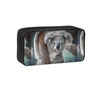 Hnnkloy Koala Relajado,Estuche de lápices de Gran Capacidad, portátil, para bolígrafos, Bolsa de papelería para la Escuela y la Oficina.