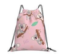 Hnnkloy Koala, un animal salvaje australiano adorable,Mochila con cordón unisex, bolsa deportiva para gimnasio, mochila informal para el día a día.