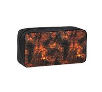Hnnkloy Lava del volcán,Estuche de lápices de Gran Capacidad, portátil, para bolígrafos, Bolsa de papelería para la Escuela y la Oficina.