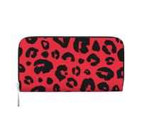 Hnnkloy Leopardo León Tigre Animal Pri,Carteras de Cuero PU de Gran Capacidad para Hombres y Mujeres.