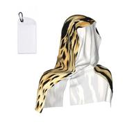 Hnnkloy Leopardo León Tigre Piel Pelaje Atigrado, Toalla con Capucha Cool Sensation, Toallas heladas para el Sudor, Ideales para Deportes, Gimnasio, Camping y Correr.