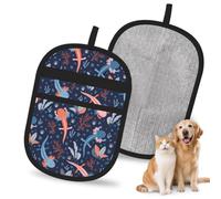 Hnnkloy Lindo ajolote, Paquete de 2 Guantes para Eliminar el Pelo de Mascotas, Guantes de Aseo antiestáticos para Perros y Gatos.