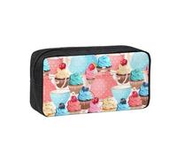 Hnnkloy Magdalena en Taza de té,Estuche de lápices de Gran Capacidad, portátil, para bolígrafos, Bolsa de papelería para la Escuela y la Oficina.