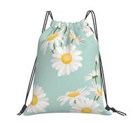Hnnkloy Margarita exuberante flor floral,Mochila con cordón unisex, bolsa deportiva para gimnasio, mochila informal para el día a día.