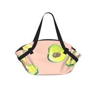 Hnnkloy Muchas imágenes de aguacates Impresas,Esterilla de Camping portátil, Manta de Picnic Plegable Multifuncional Que también Sirve como Bolsa de Camping para Viajes.