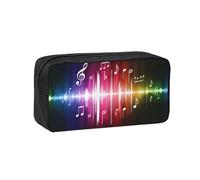 Hnnkloy Nota Musical Impresa,Estuche de lápices de Gran Capacidad, portátil, para bolígrafos, Bolsa de papelería para la Escuela y la Oficina.