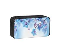 Hnnkloy Orquídeas Flores Naturales,Estuche de lápices de Gran Capacidad, portátil, para bolígrafos, Bolsa de papelería para la Escuela y la Oficina.