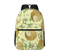 Hnnkloy Pangolines y margaritas,Mochila informal de 17 pulgadas con bolsillos, resistente al agua, para la escuela.