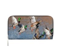 Hnnkloy Pato Salvaje,Carteras de Cuero PU de Gran Capacidad para Hombres y Mujeres.