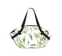 Hnnkloy Patrón de Rama de Olivo en Acuarela Verde,Esterilla de Camping portátil, Manta de Picnic Plegable Multifuncional Que también Sirve como Bolsa de Camping para Viajes.