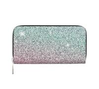 Hnnkloy Patrón Rosa Brillante,Carteras de Cuero PU de Gran Capacidad para Hombres y Mujeres.