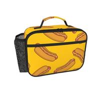 Hnnkloy Perritos calientes,Bolsa de almuerzo portátil, fiambrera resistente, bolsa isotérmica reutilizable