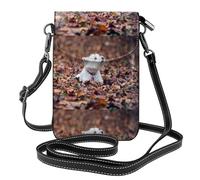 Hnnkloy Perros Westie Bokeh West Highland White Terrier,Bolsos para celular para mujer, bolsos pequeños cruzados - Cartera para celular de cuero sintético con ranuras para tarjetas de crédito