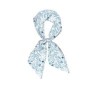 Hnnkloy Química azul de dibujos animados, Bufanda de seda sintética para mujer, bufandas de moda para el cuello, diadema versátil