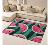 Hnnkloy Refrescante sandía de Verano, Alfombra Grande Antideslizante para Sala de Estar o Dormitorio, 160 x 120 cm.