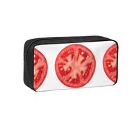 Hnnkloy Rodaja de Tomate,Estuche de lápices de Gran Capacidad, portátil, para bolígrafos, Bolsa de papelería para la Escuela y la Oficina.