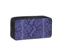 Hnnkloy Serpiente Prin,Estuche de lápices de Gran Capacidad, portátil, para bolígrafos, Bolsa de papelería para la Escuela y la Oficina.