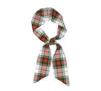 Hnnkloy Tartán del clan Stewart Las artes, Bufanda de seda sintética para mujer, bufandas de moda para el cuello, pañuelo para el cuello, diadema