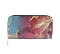 Hnnkloy Textura de mármol,Carteras de Cuero PU de Gran Capacidad para Hombres y Mujeres.